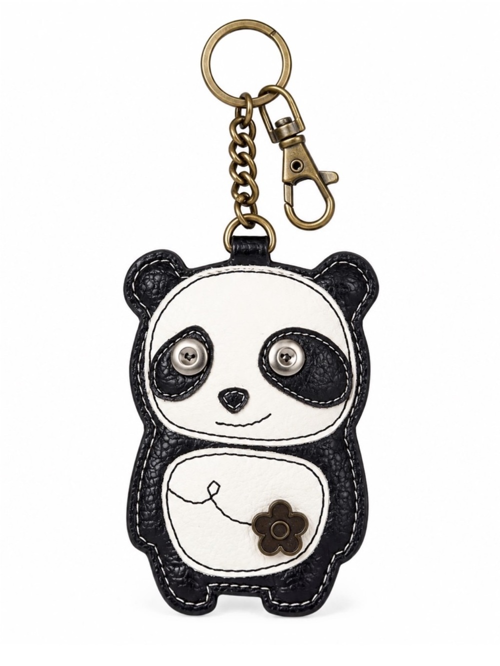 Chala Panda Keychain in Black and White